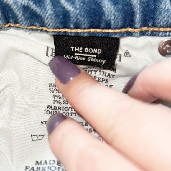 Blank NYC The Bond Mid Rise Skinny Distressed Jeans NEW - Picture 11 of 14